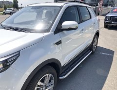 Тюнинг внедорожника Пороги с накладным листом Changan CS55 2018г- наст. время 