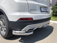 Тюнинг внедорожника Защита заднего бампера Changan CS55 2018г- наст. время 