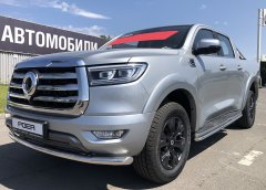 Тюнинг внедорожника Защита штатного порога труба Great Wall Poer 2021