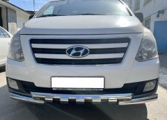 Тюнинг внедорожника Защита переднего бампера Hyundai H1 Grand Starex 2015-2018