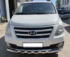 Тюнинг внедорожника Защита переднего бампера Hyundai H1 Grand Starex 2007