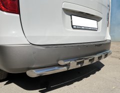 Тюнинг внедорожника Защита заднего бампера Hyundai H1 Grand Starex 2015-2018