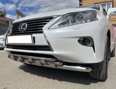 Тюнинг внедорожника Защита переднего бампера Lexus RX270/RX350/RX450h 2009-2012_ 2012-2015