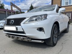 Тюнинг внедорожника Защита переднего бампера Lexus RX270/RX350/RX450h 2009-2012_ 2012-2015