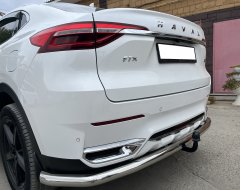 Тюнинг внедорожника Защита заднего бампера Haval F7, F7X  2019
