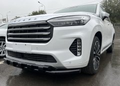 Тюнинг внедорожника Защита переднего бампера Chery Exeed VX 2022