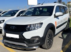 Тюнинг внедорожника Защита переднего бампера LADA Largus Cross 2021