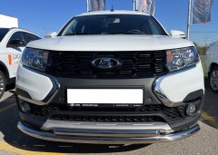 Тюнинг внедорожника Защита переднего бампера LADA Largus Cross 2021