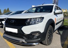 Тюнинг внедорожника Защита переднего бампера LADA Largus Cross 2021