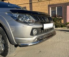 Тюнинг внедорожника Защита переднего бампера Mitsubishi L200 2015
