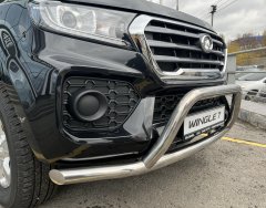 Тюнинг внедорожника Защита переднего бампера Great Wall Wingle 7 2020