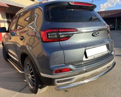 Тюнинг внедорожника Защита заднего бампера Chery Tiggo 4 2019 Рестайлинг