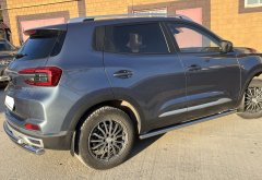 Тюнинг внедорожника Защита заднего бампера Chery Tiggo 4 2019 Рестайлинг