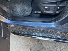 Тюнинг внедорожника Пороги с накладным листом Chery Tiggo 4 2019 Рестайлинг