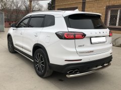 Тюнинг внедорожника Защита заднего бампера Chery Tiggo 8 Pro Max 2022, Tiggo 8 Pro Max Рестайлинг 2024
