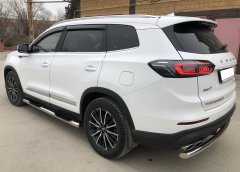 Тюнинг внедорожника Защита заднего бампера Chery Tiggo 8 Pro Max 2022, Tiggo 8 Pro Max Рестайлинг 2024