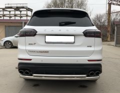 Тюнинг внедорожника Защита заднего бампера Chery Tiggo 8 Pro Max 2022, Tiggo 8 Pro Max Рестайлинг 2024