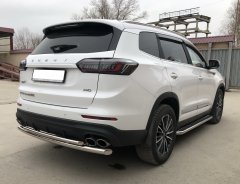 Тюнинг внедорожника Защита заднего бампера Chery Tiggo 8 Pro Max 2022, Tiggo 8 Pro Max Рестайлинг 2024