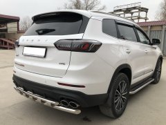 Тюнинг внедорожника Защита заднего бампера Chery Tiggo 8 Pro Max 2022, Tiggo 8 Pro Max Рестайлинг 2024