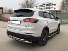 Тюнинг внедорожника Пороги с накладным листом Chery Tiggo 8 Pro Max 2022, Tiggo 8 Pro Max Рестайлинг 2024