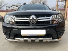 Тюнинг внедорожника Защита переднего бампера Renault Duster 2017