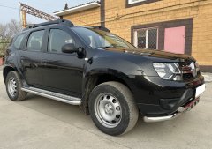 Тюнинг внедорожника Защита переднего бампера Renault Duster 2017