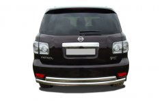 Тюнинг внедорожника Защита заднего бампера Nissan Patrol 2010