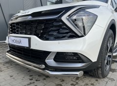 Тюнинг внедорожника Защита переднего бампера KIA Sportage 2022 комплектация GT-Line (кроме комплектации Style и X-Line)