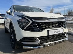 Тюнинг внедорожника Защита переднего бампера KIA Sportage 2022 комплектация GT-Line (кроме комплектации Style и X-Line)
