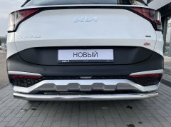 Тюнинг внедорожника Защита заднего бампера KIA Sportage 2022 комплектация GT-Line (кроме комплектации Style и X-Line)