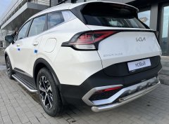 Тюнинг внедорожника Защита заднего бампера KIA Sportage 2022 комплектация GT-Line (кроме комплектации Style и X-Line)