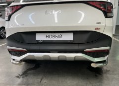 Тюнинг внедорожника Защита заднего бампера KIA Sportage 2022 комплектация GT-Line (кроме комплектации Style и X-Line)
