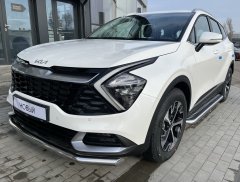 Тюнинг внедорожника Пороги с накладным листом KIA Sportage 2022 комплектация GT-Line (кроме комплектации Style и X-Line)