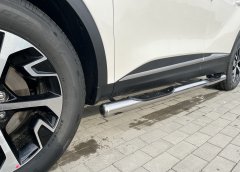 Тюнинг внедорожника Порог труба с проступью KIA Sportage 2022 комплектация GT-Line (кроме комплектации Style и X-Line)