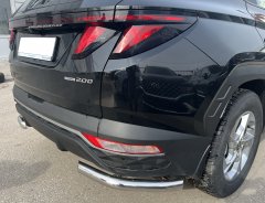 Тюнинг внедорожника Защита заднего бампера Hyundai Tucson 2021