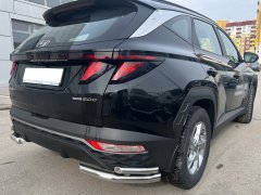 Тюнинг внедорожника Защита заднего бампера Hyundai Tucson 2021