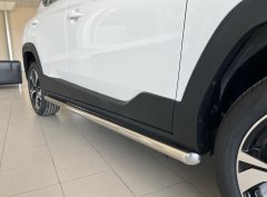 Тюнинг внедорожника Защита штатного порога труба JAC JS4 2022