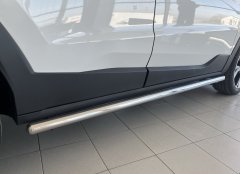 Тюнинг внедорожника Защита штатного порога труба JAC JS4 2022
