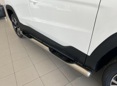 Тюнинг внедорожника Порог труба с проступью JAC JS4 2022