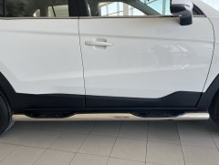 Тюнинг внедорожника Порог труба с проступью JAC JS4 2022