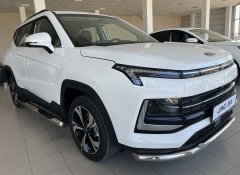 Тюнинг внедорожника Порог труба с проступью JAC JS4 2022