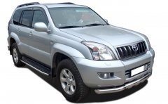 Тюнинг внедорожника Защита переднего бампера Toyota Land Cruiser Prado 120 2003-2009
