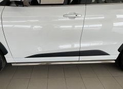 Тюнинг внедорожника Защита штатного порога труба JAC JS6 2022