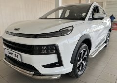 Тюнинг внедорожника Пороги с накладным листом JAC JS6 2022