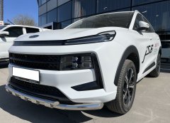 Тюнинг внедорожника Защита переднего бампера JAC JS6 2022