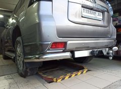Тюнинг внедорожника Защита заднего бампера Toyota Land Cruiser Prado 150 Style 2019