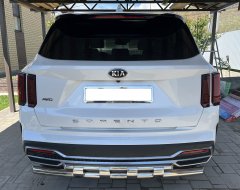 Тюнинг внедорожника Защита заднего бампера KIA Sorento MQ4 2020