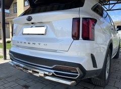 Тюнинг внедорожника Защита заднего бампера KIA Sorento MQ4 2020