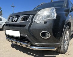 Тюнинг внедорожника Защита переднего бампера Nissan X-trail 2010-2015 (T31) Второе поколение (в т.ч. Рестайлинг 2010г.)