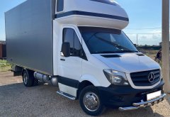 Тюнинг внедорожника Порог труба с проступью Mercedes-Benz Sprinter 2012